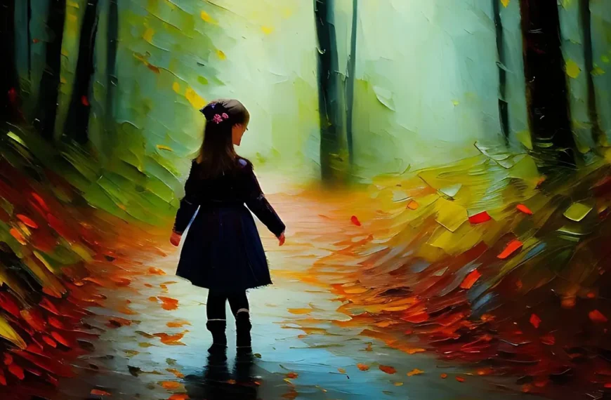 دختر کوچولو در جنگل تاریک
